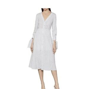 BCBGMaxAzria White Long Sleeve Dress